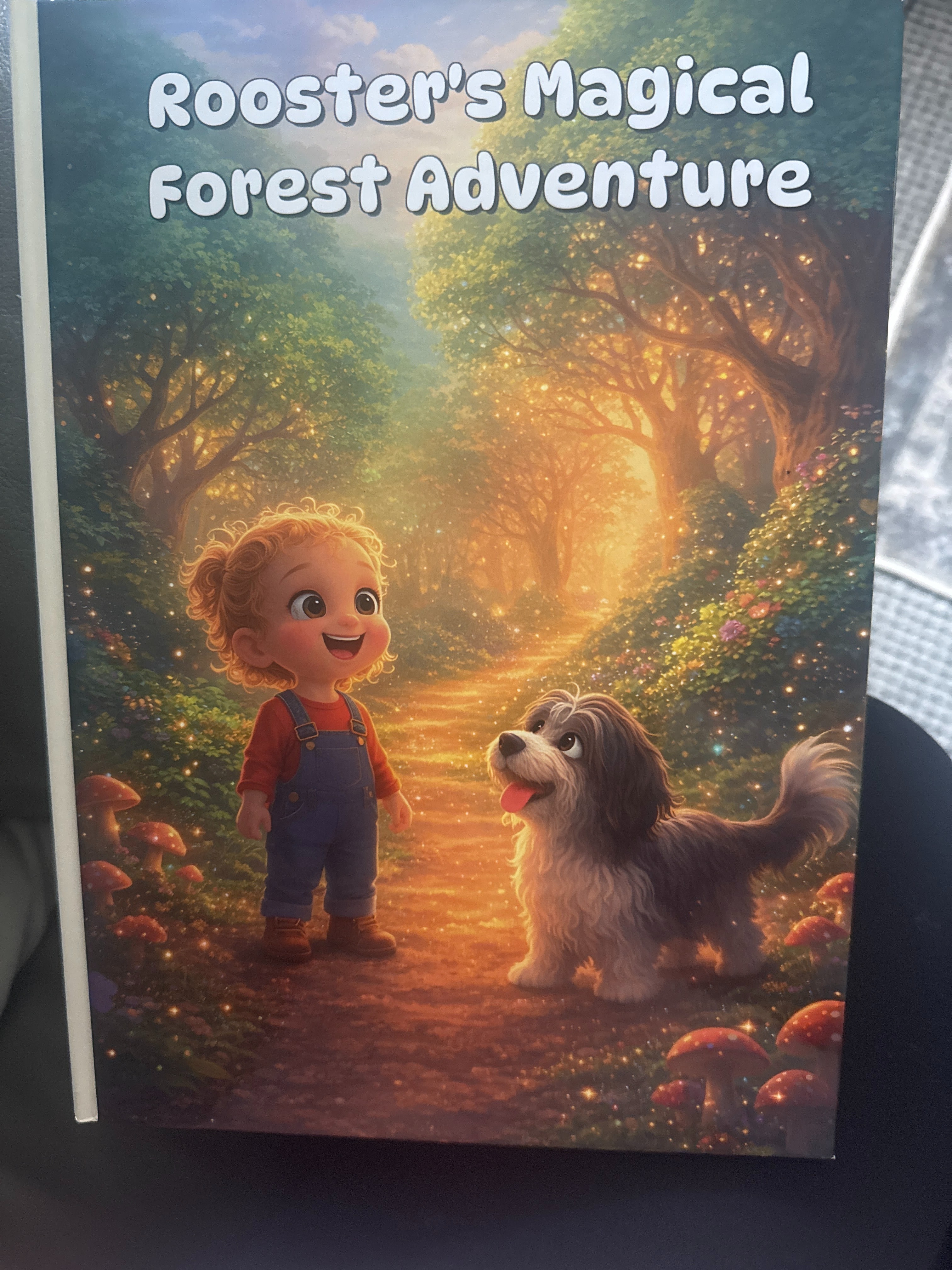 Personalized magical forest adventure hardcover.